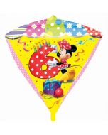 Ballon hélium diamant Minnie - 6 ans