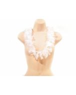 Collier Hawaï - blanc