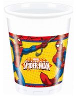 8 Gobelets Spiderman 200 ml