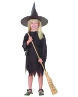 Costume fille sorcière - noir 