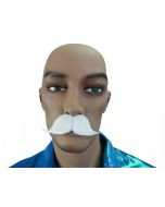 Moustache gentleman - Blanc