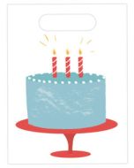 6 sacs de fête anniversaire "birthday cake"