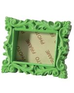 Cadre vintage 6 x 5 cm vert 