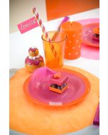 50 Sets de table fluo orange