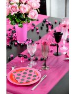 Chemin de table tulle – fuchsia