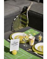 Marque-table balle de tennis jaune