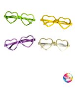 Lunettes coeur sans verre - 4 coloris