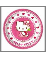 Assiettes Hello Kitty - 23 cm Ø - x8