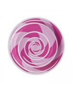 Assiette spirale de coloris fushia