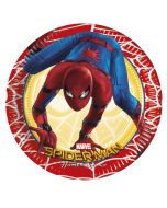8 assiettes Spiderman homecoming pas chères