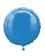 ballon rond bleu roi