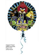 Ballon hélium "chantant" anniversaire Angry Birds