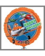 Ballon hélium "Happy Birthday" Planes
