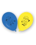 8 ballons en latex - Minions 