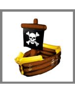 Bateau pirate gonflable pour boissons