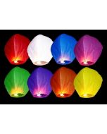 10 lanternes volantes multicolores – 33 x 48 x 86 cm