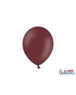 20 ballons couleur marron pastel en latex - 27cm