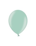 100 ballons 12 cm –menthe clair métallisé