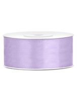 Ruban satin lilas clair – 25 mm x 25m