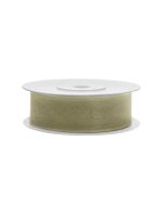 Ruban de soie 19 mm - vert olive