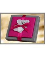 Boîtes dragées Nina GM BAPTEME + étiquettes - koala