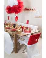 2 bonnets de noel pour housse de chaise