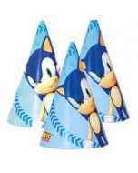 Chapeau anniversaire Sonic - x6