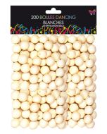 Sachet 200 boules pour sarbacane - blanc