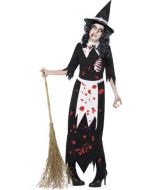 Déguisement femme zombie sorcière de Salem - Taille M