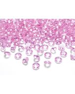 Diamant rond rose x 100 - Ø 1,2 cm