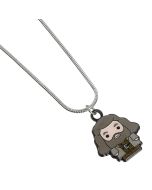 Pendentif Hagrid chibi plaqué argent 