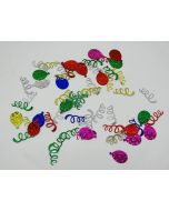 Confettis de table ballons et serpentins