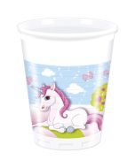 8 gobelets licorne - 200 ml