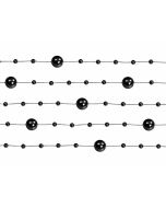 Guirlande de perles 1m30 – noir