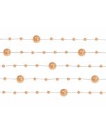 Guirlande de perles 1m30 – orange
