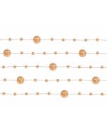 Guirlande de perles 1m30 – orange