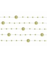 Guirlande de perles 1m30 – vert olive