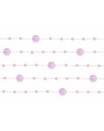 Guirlande de perles 1m30 – rose candy