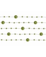 Guirlande de perles 1m30 – vert foncé