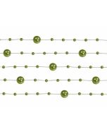 Guirlande de perles 1m30 – vert foncé