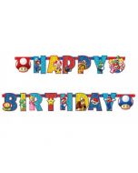 Guirlande Happy - Birthday - Super Mario