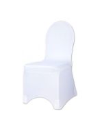 Housse de chaise blanche élastique 