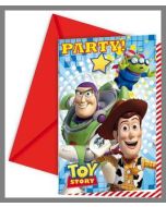 Cartes d'invitation Toy Story Star Power - x6