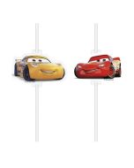 4 Pailles médaillon Cars 3