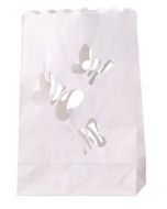 Lanterne papier - motif papillon