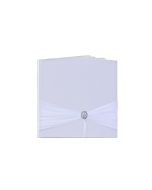 Livre d'or mariage ruban organza