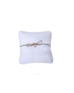 Coussin alliance dentelle vintage