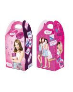 Lot 4 boîtes cartonnées anniversaire Violetta