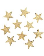 étoiles pailletées dorés