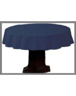 Nappe ronde en intissé bleu marine